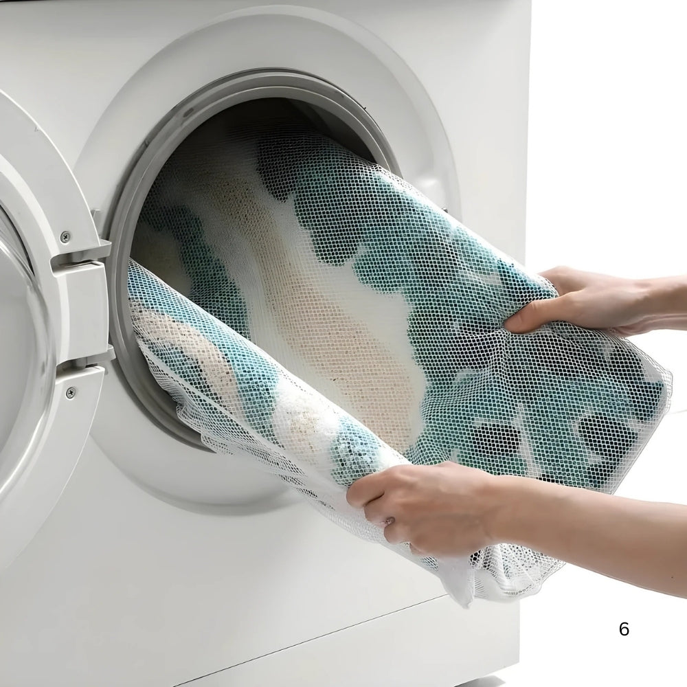 Fiona Bath Mat - Non-Slip Microfiber, Coastal Wavy Design 5