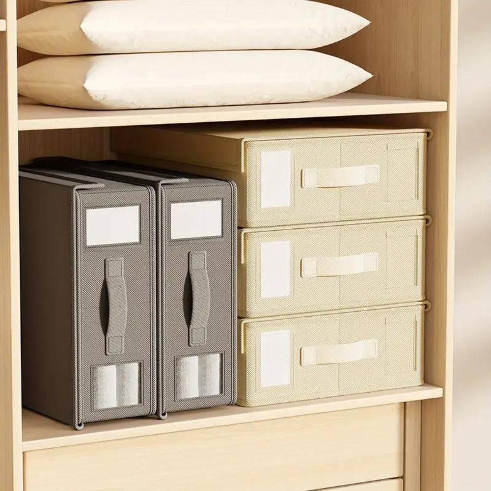 Folio Bedding Organizer - Foldable Design, Space-Saving Storage 2