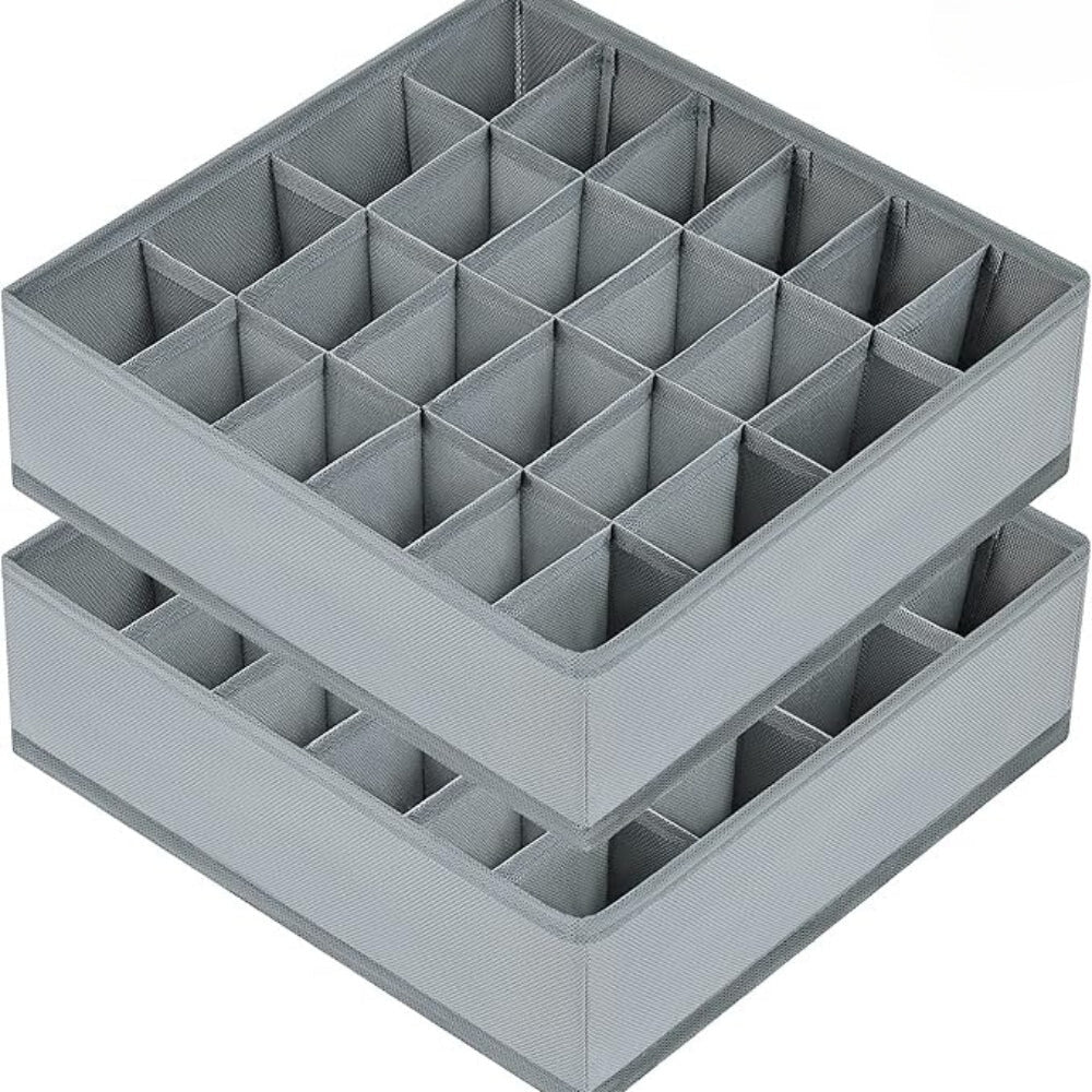 Folio Organizer Box - Breathable Fabric, 24 Compartments 0