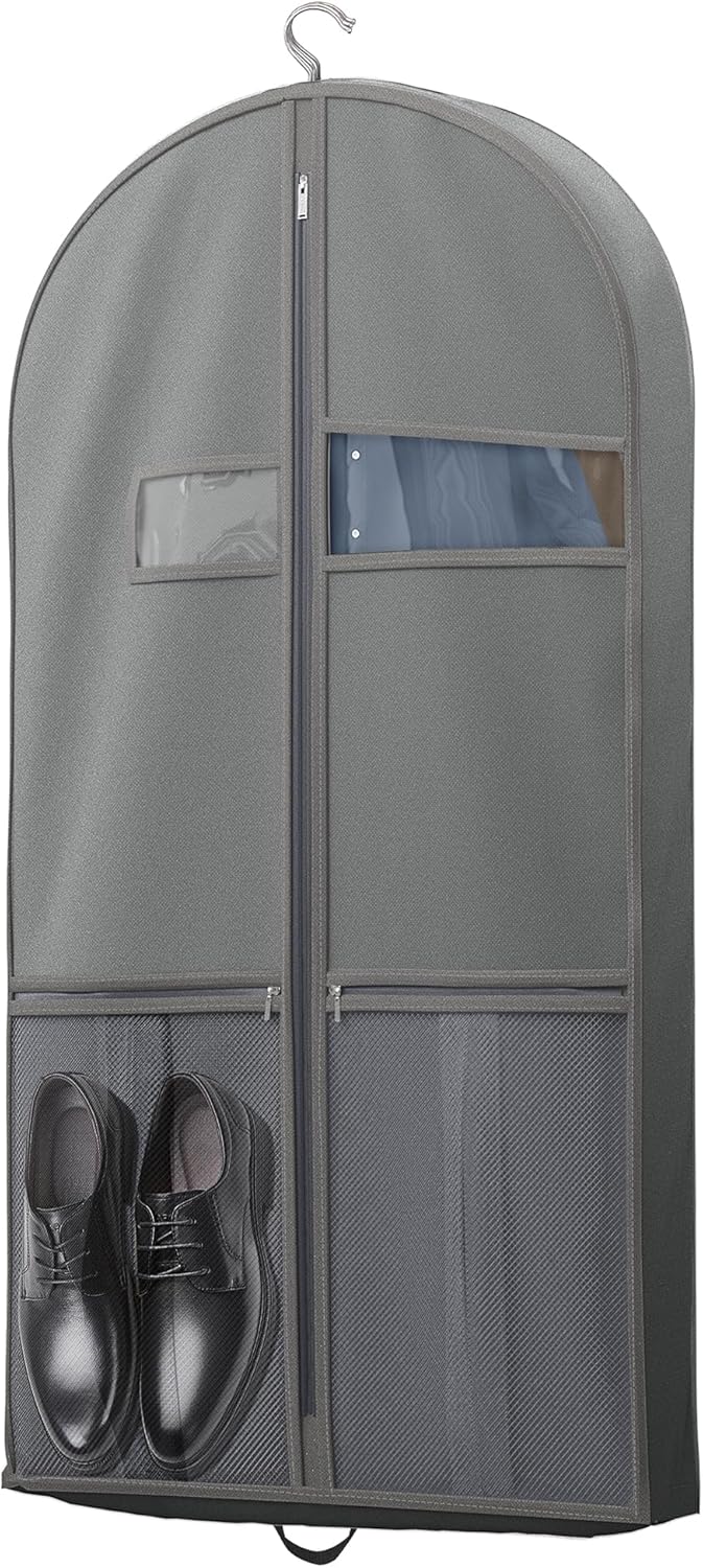 Haven Garment Bag - Rip-Resistant Fabric, Clear Window for Travel 7