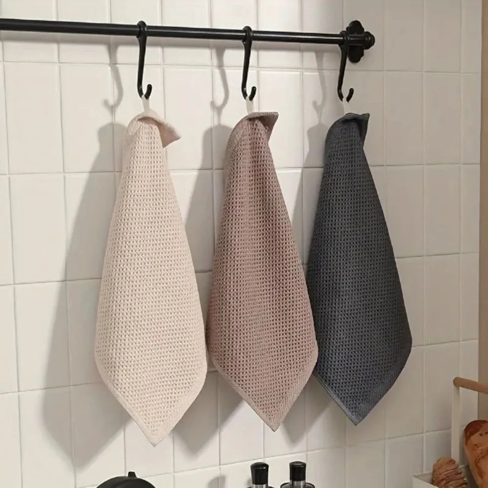Haven Honeycomb Kitchen Towels - 100% Cotton, Super Absorbent Tea Towels 1