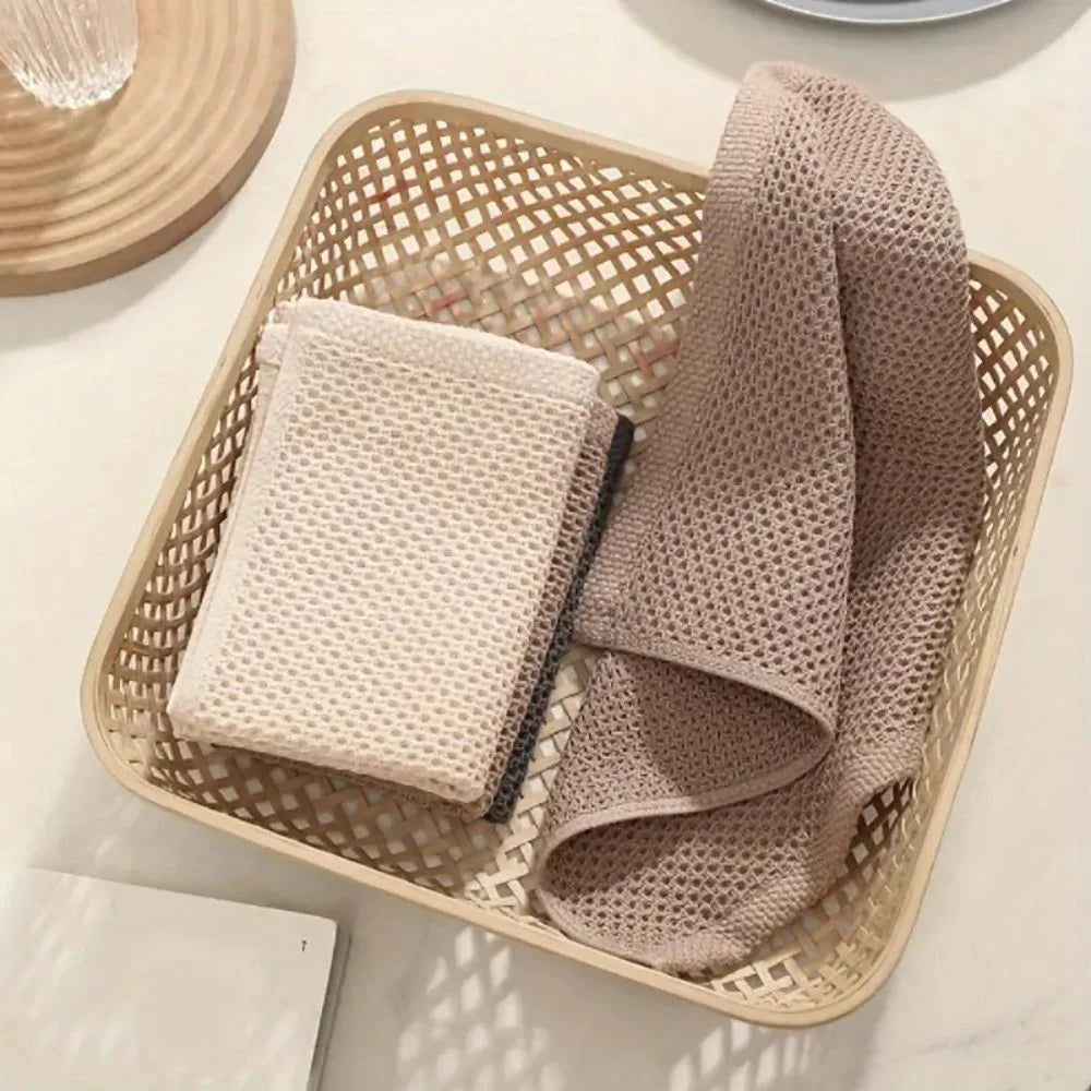 Haven Honeycomb Kitchen Towels - 100% Cotton, Super Absorbent Tea Towels 2
