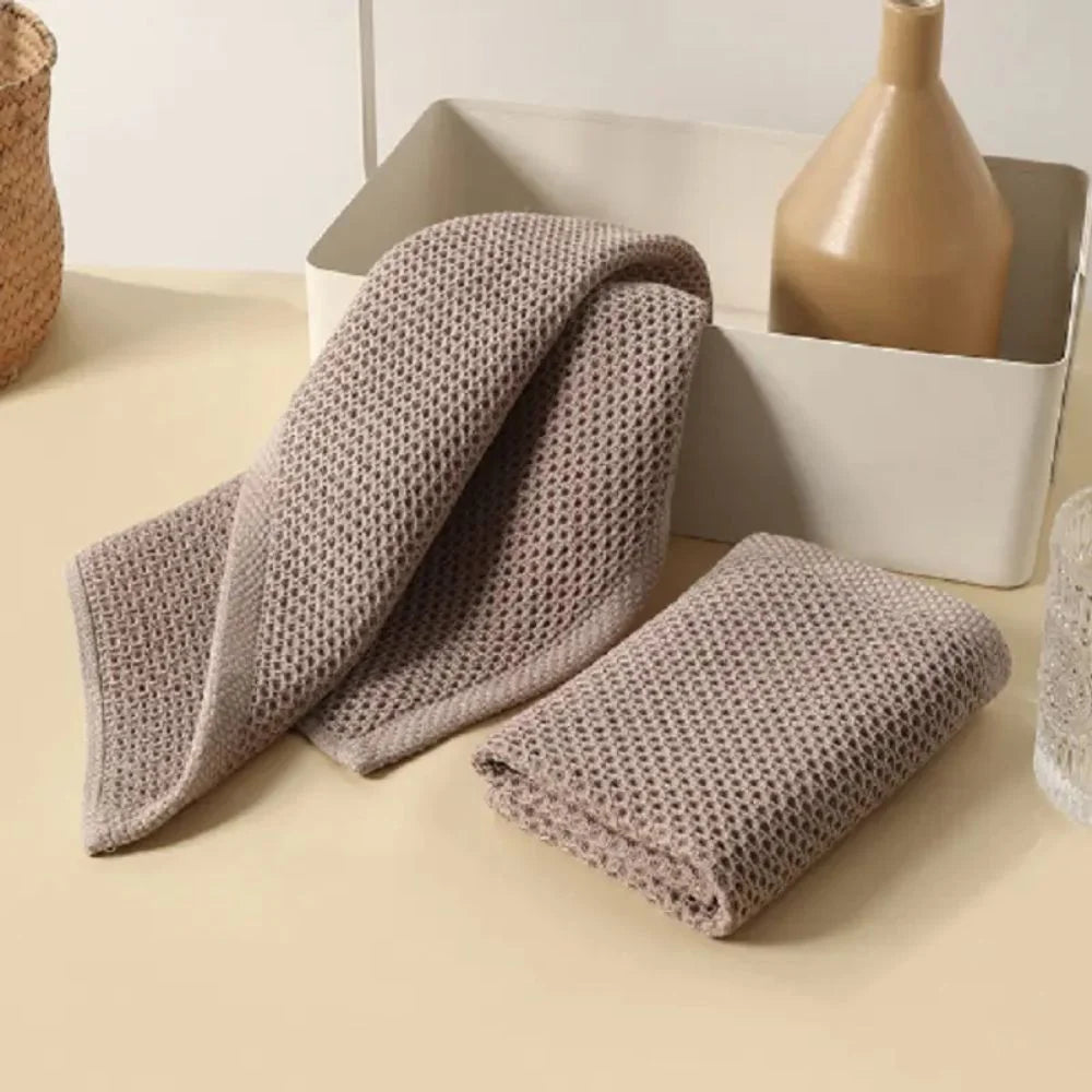 Haven Honeycomb Kitchen Towels - 100% Cotton, Super Absorbent Tea Towels 3