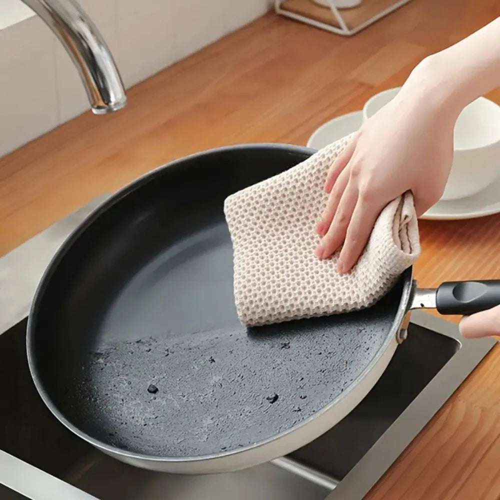 Haven Honeycomb Kitchen Towels - 100% Cotton, Super Absorbent Tea Towels 4