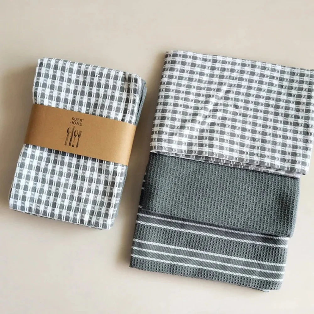 Haven Kitchen Towels Set - Microfiber Quick-Dry, Best for Dishes and Cleaning 4