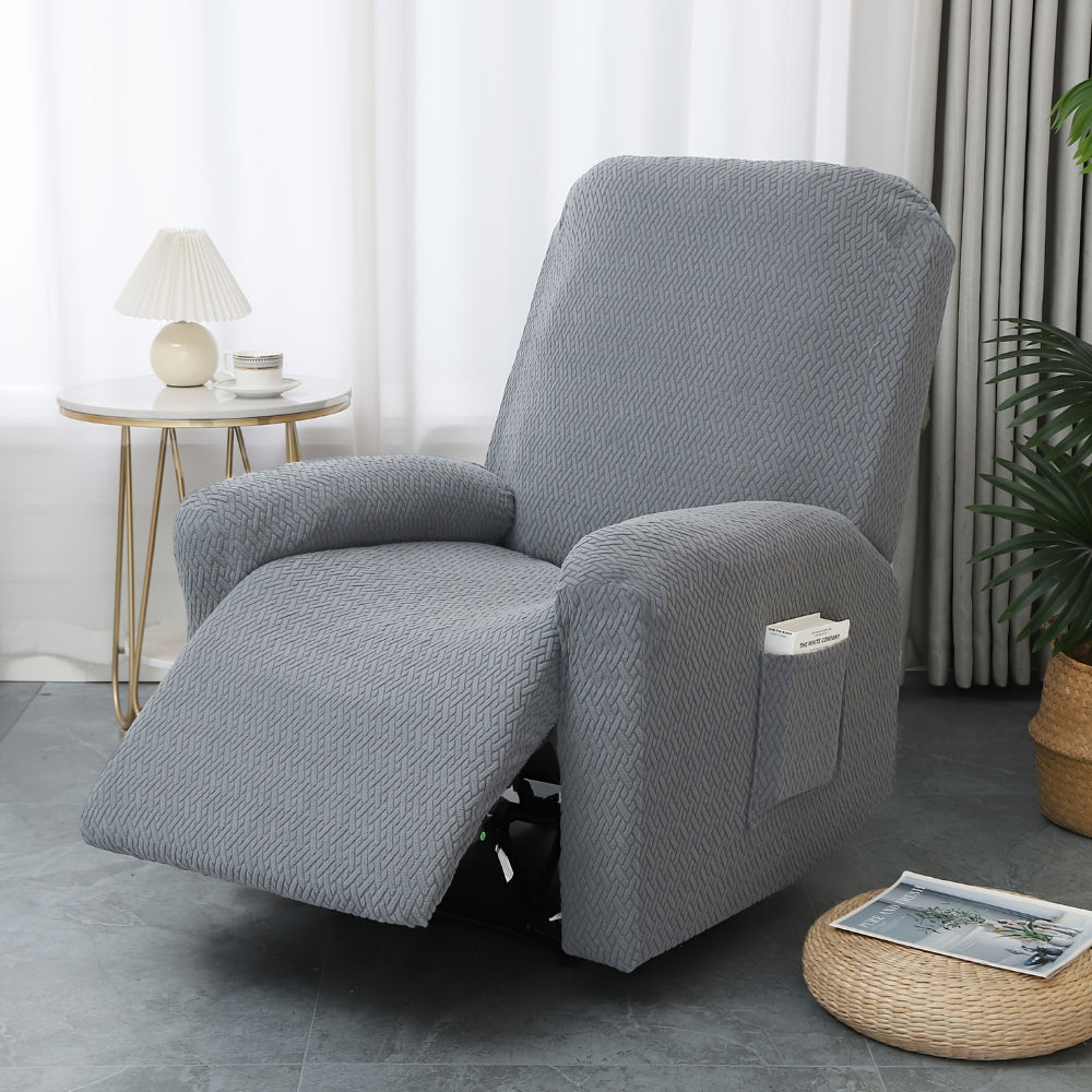 Juno Recliner Chair Cover - Soft Microfiber with Pocket, Fitted Protection 5
