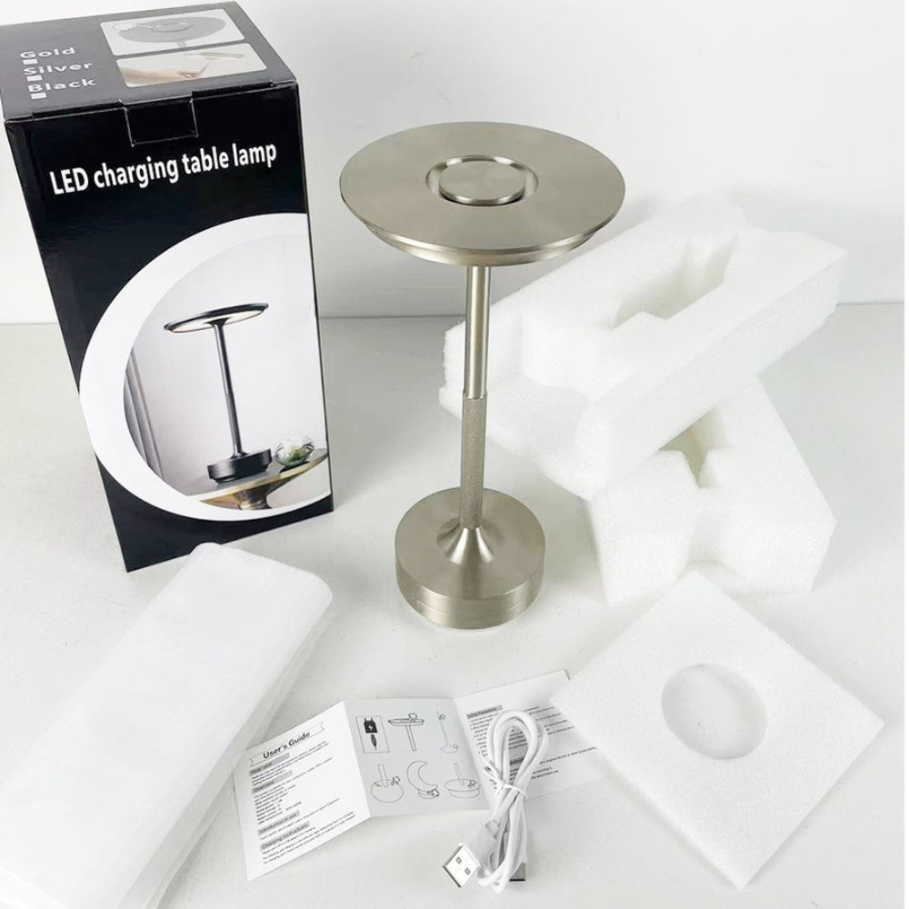 Lunox Desk Lamp - Cordless Rechargeable LED, Touch Control 4