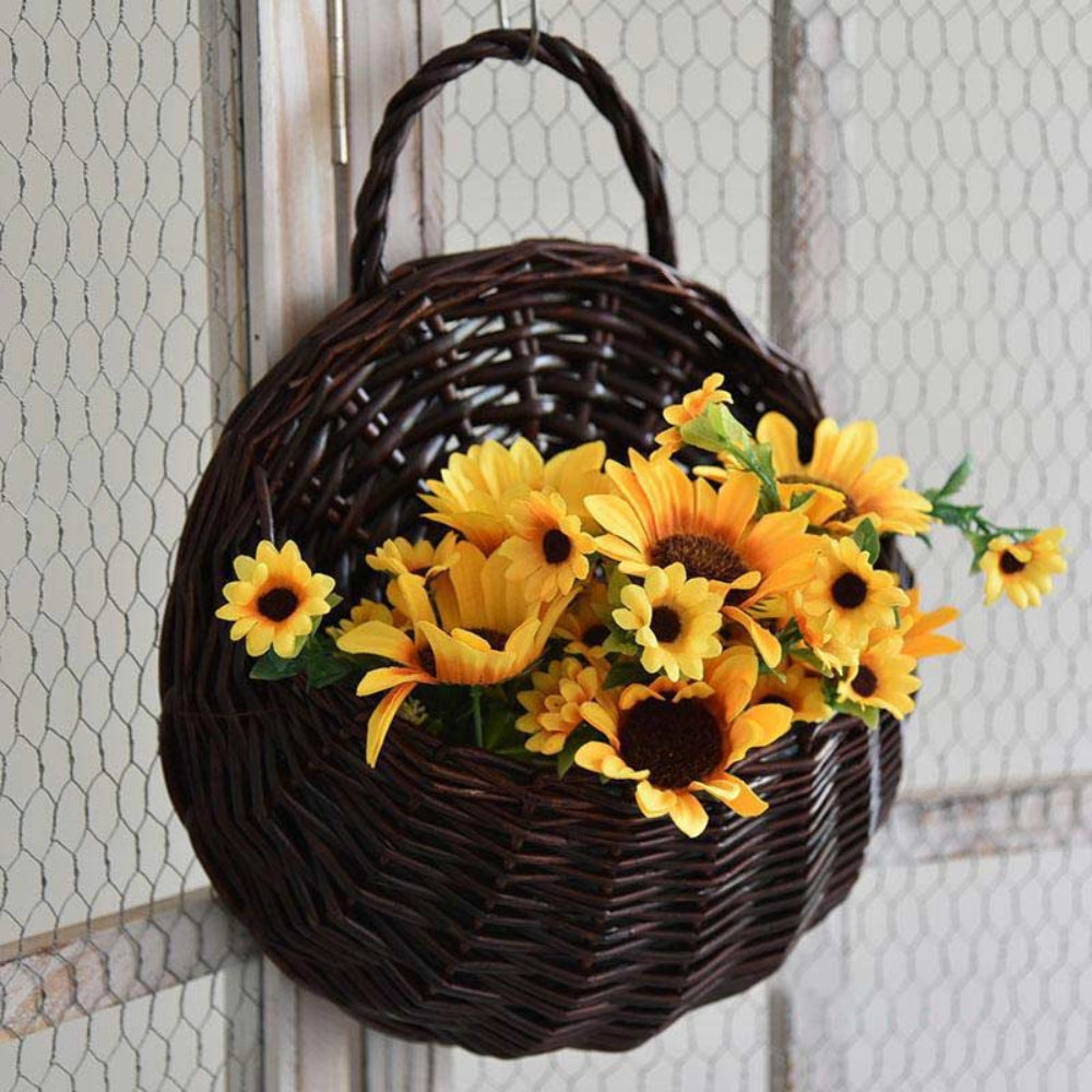 WillowNest Basket - Hanging Storage Basket - Rustic Style - Natural Decor