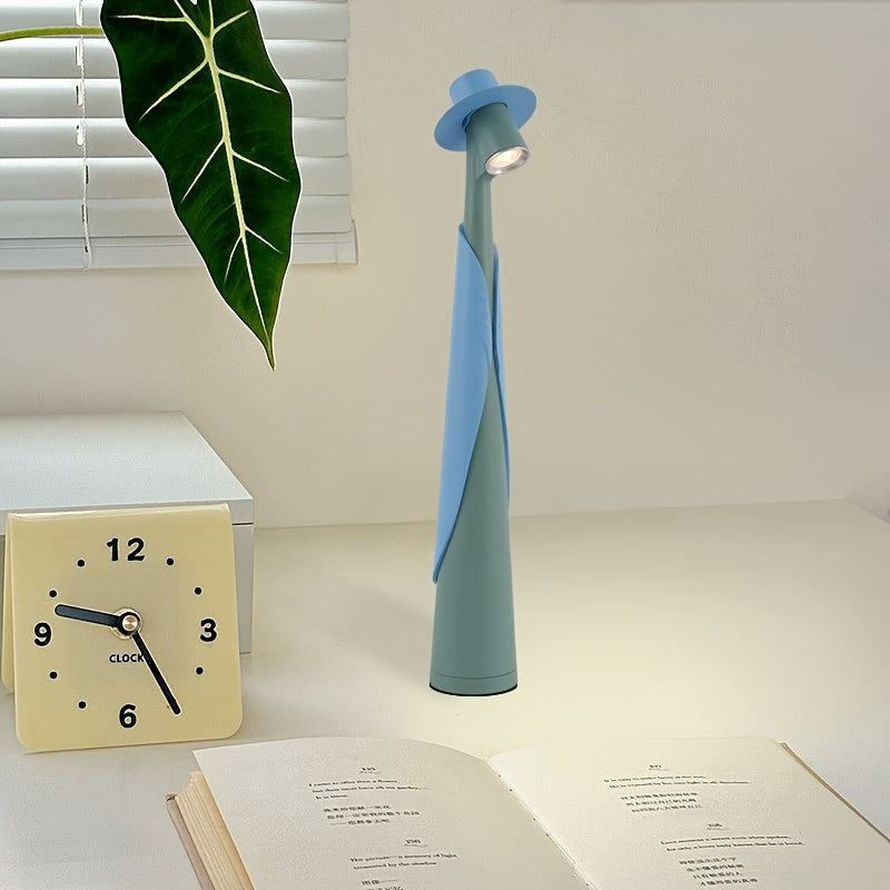 Melo Cordless Desk Lamp - Rechargeable Touch Control, Artistic Design 10