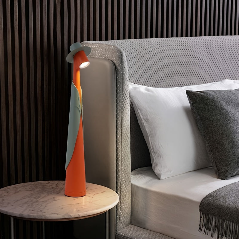 Melo Cordless Desk Lamp - Rechargeable Touch Control, Artistic Design 5