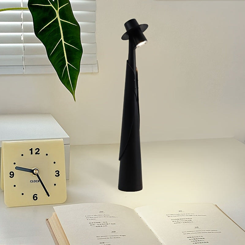 Melo Cordless Desk Lamp - Rechargeable Touch Control, Artistic Design 7