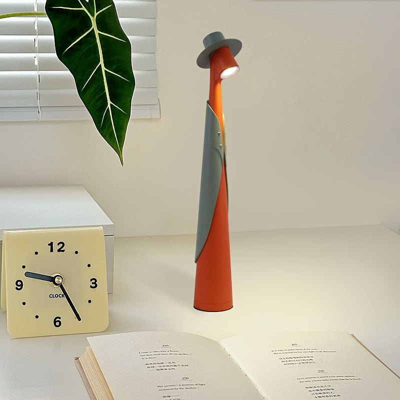 Melo Cordless Desk Lamp - Rechargeable Touch Control, Artistic Design 9