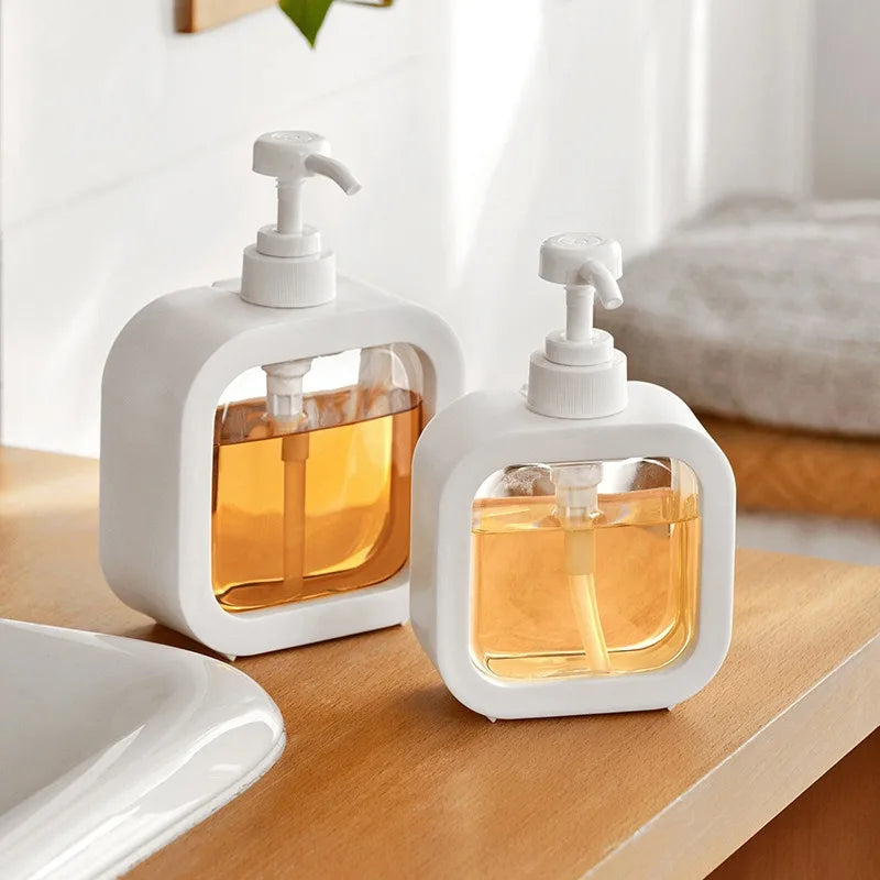 Minimalist Hand Soap Dispenser - Durable ABS, Scandinavian Style, Functional Pump for Kitchen & Bathroom 0