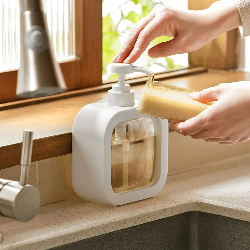 Minimalist Hand Soap Dispenser - Durable ABS, Scandinavian Style, Functional Pump for Kitchen & Bathroom 2