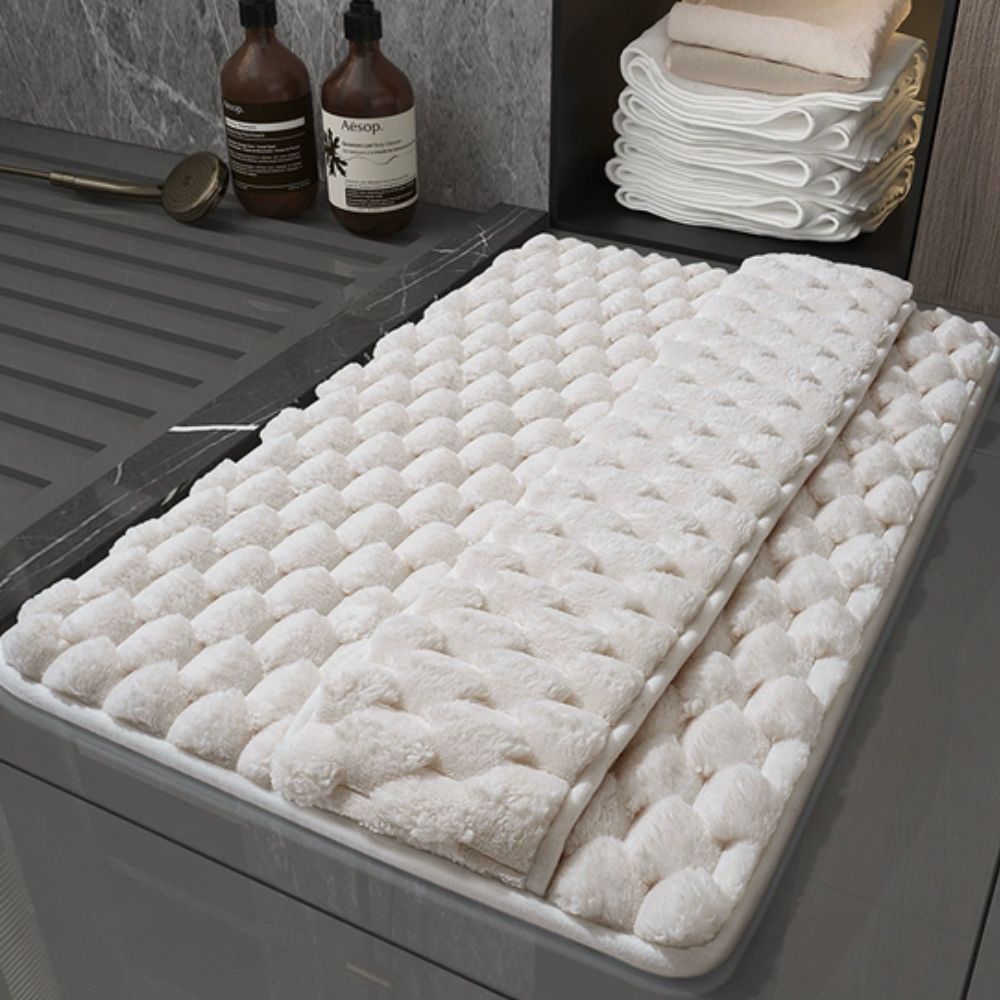 Mira Bath Mat - Memory Foam, Non-Slip Microfiber 7