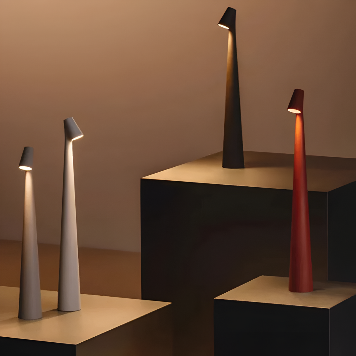 Mira Table Lamp - Cordless Dimmable LED, Nordic Design 1