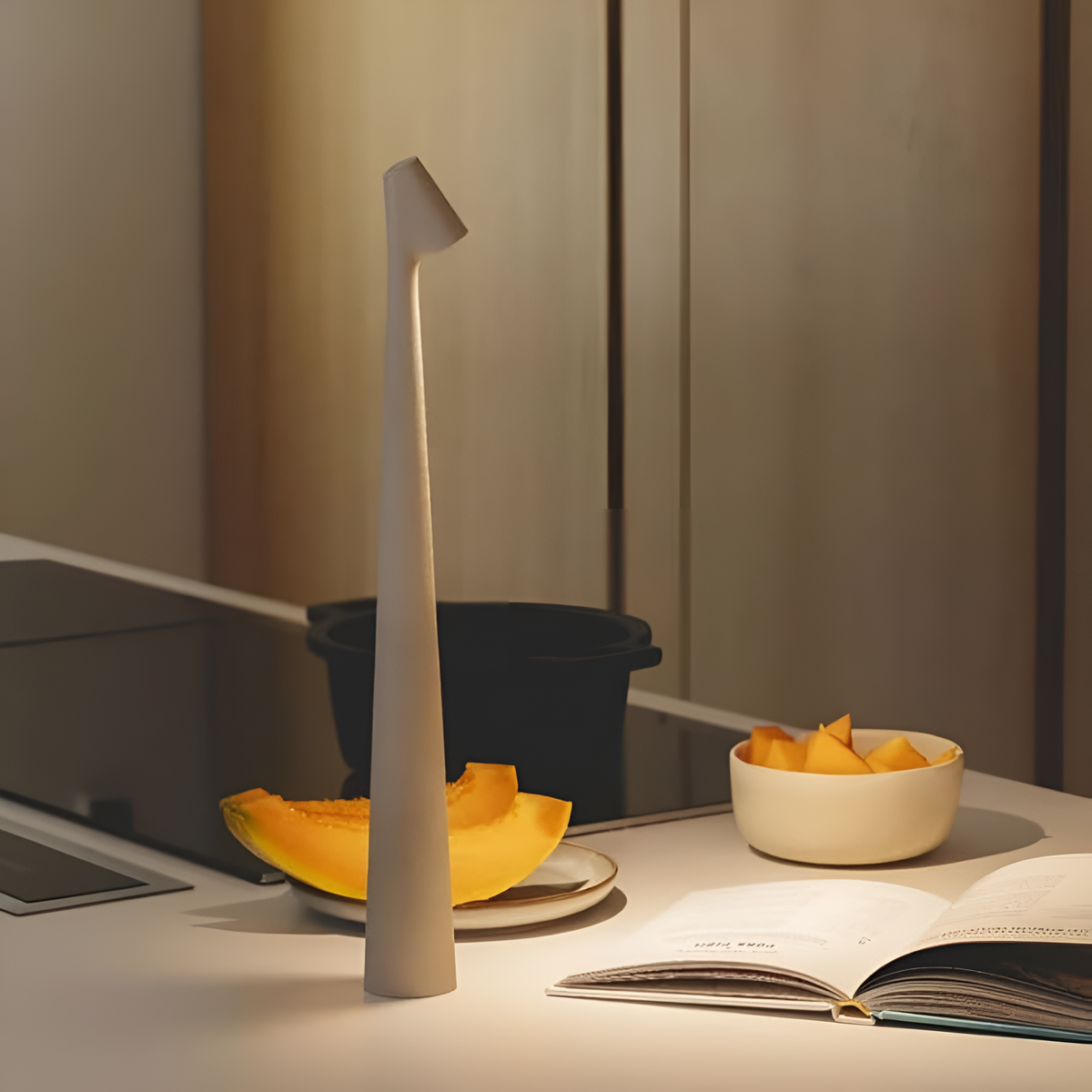 Mira Table Lamp - Cordless Dimmable LED, Nordic Design 7