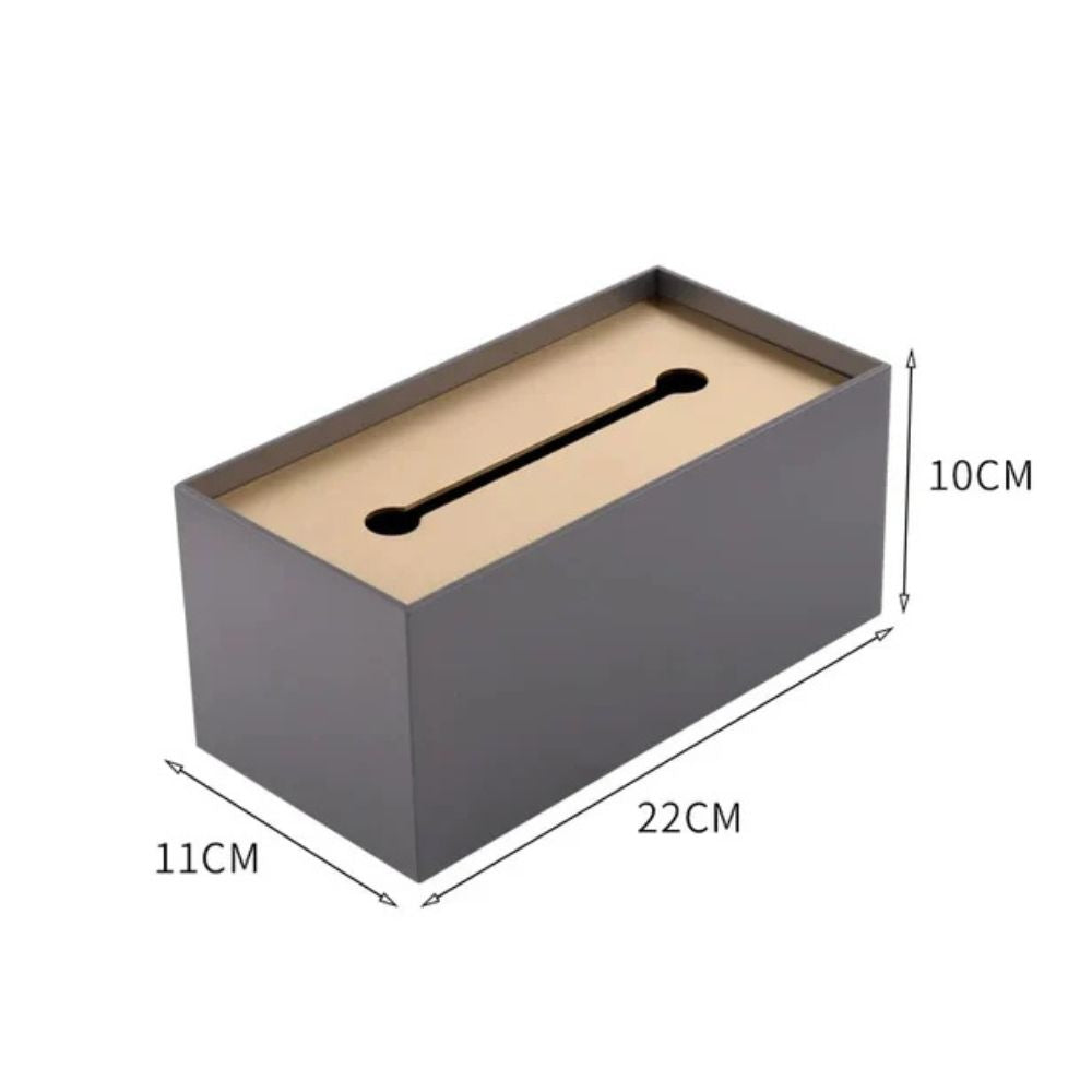 Mira Tissue Box Holder - High-Quality Iron, Minimalist Design 6