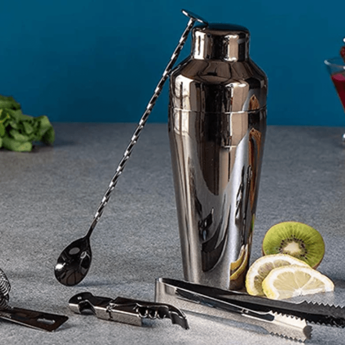MixologyMaster Cocktail Shaker Set - Stainless Steel, 10-Piece Bartender Kit 3