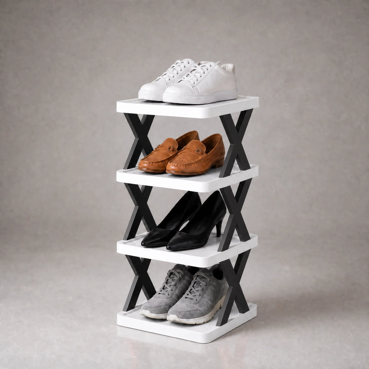 Modern Multi-Layer Shoe Rack - Adjustable Shoe Storage Organizer for Closet, Space-Saving Design 14