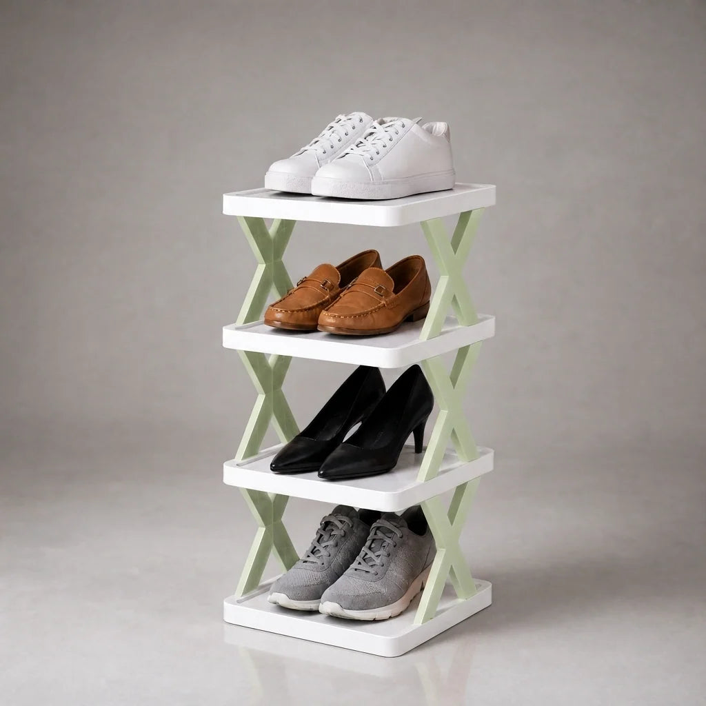 Modern Multi-Layer Shoe Rack - Adjustable Shoe Storage Organizer for Closet, Space-Saving Design 16