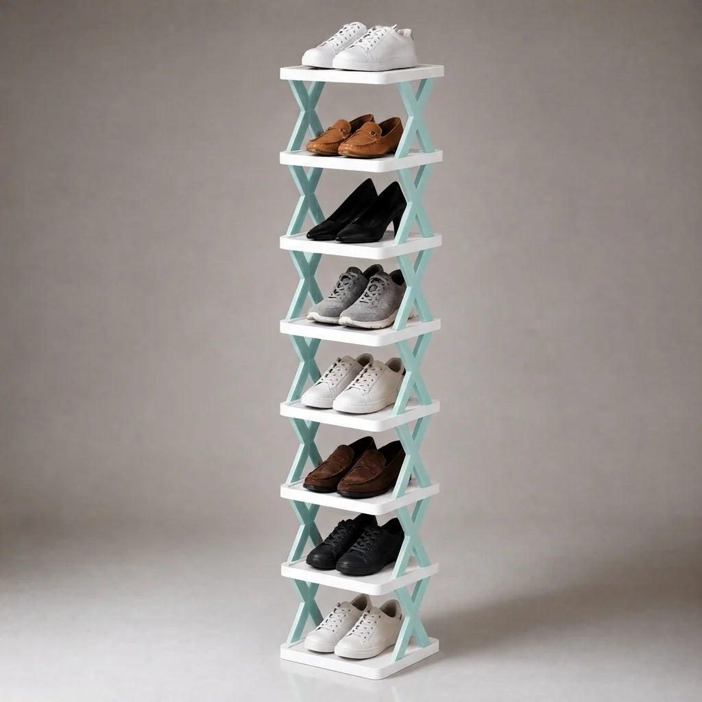 Modern Multi-Layer Shoe Rack - Adjustable Shoe Storage Organizer for Closet, Space-Saving Design 17