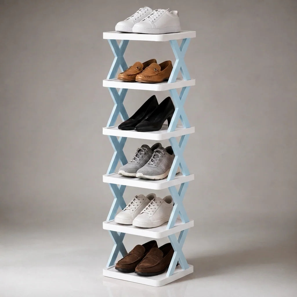 Modern Multi-Layer Shoe Rack - Adjustable Shoe Storage Organizer for Closet, Space-Saving Design 19