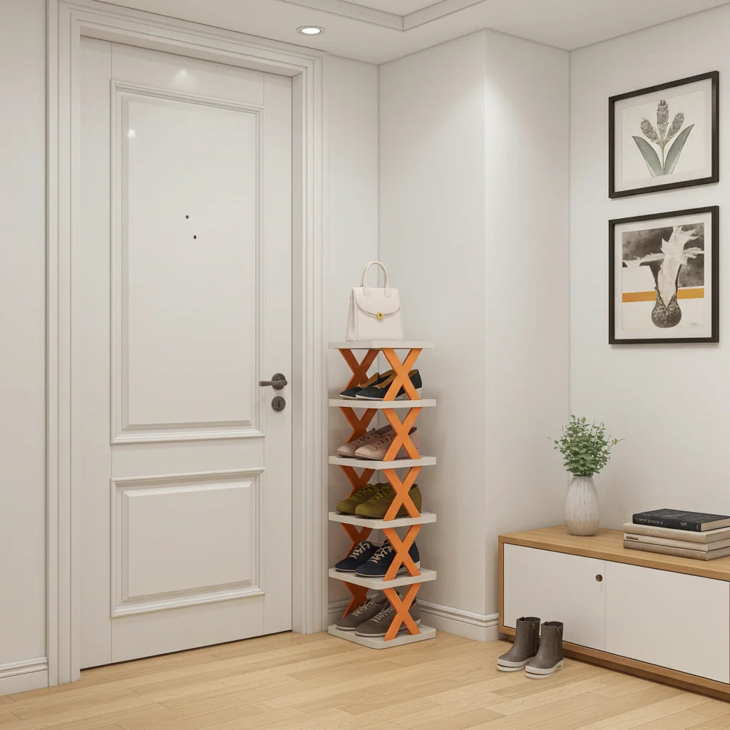 Modern Multi-Layer Shoe Rack - Adjustable Shoe Storage Organizer for Closet, Space-Saving Design 6