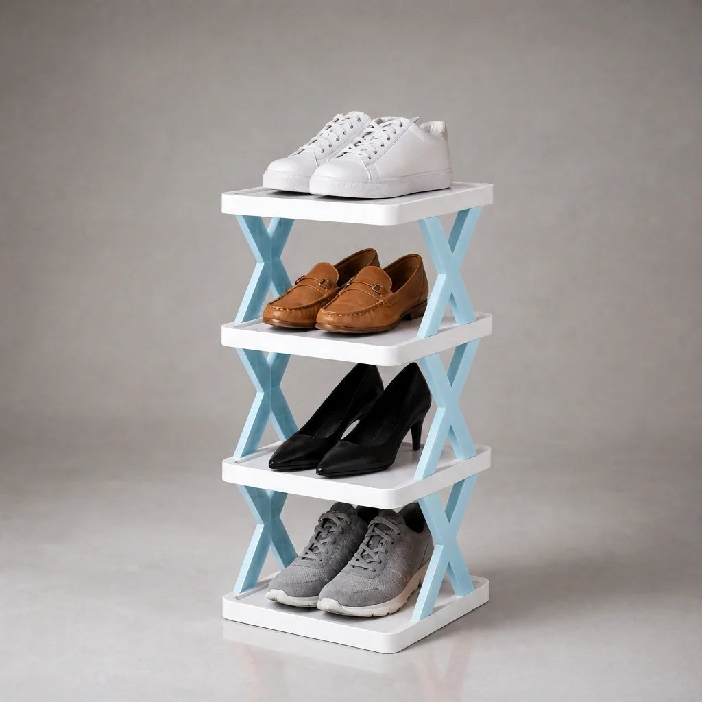 Modern Multi-Layer Shoe Rack - Adjustable Shoe Storage Organizer for Closet, Space-Saving Design 9
