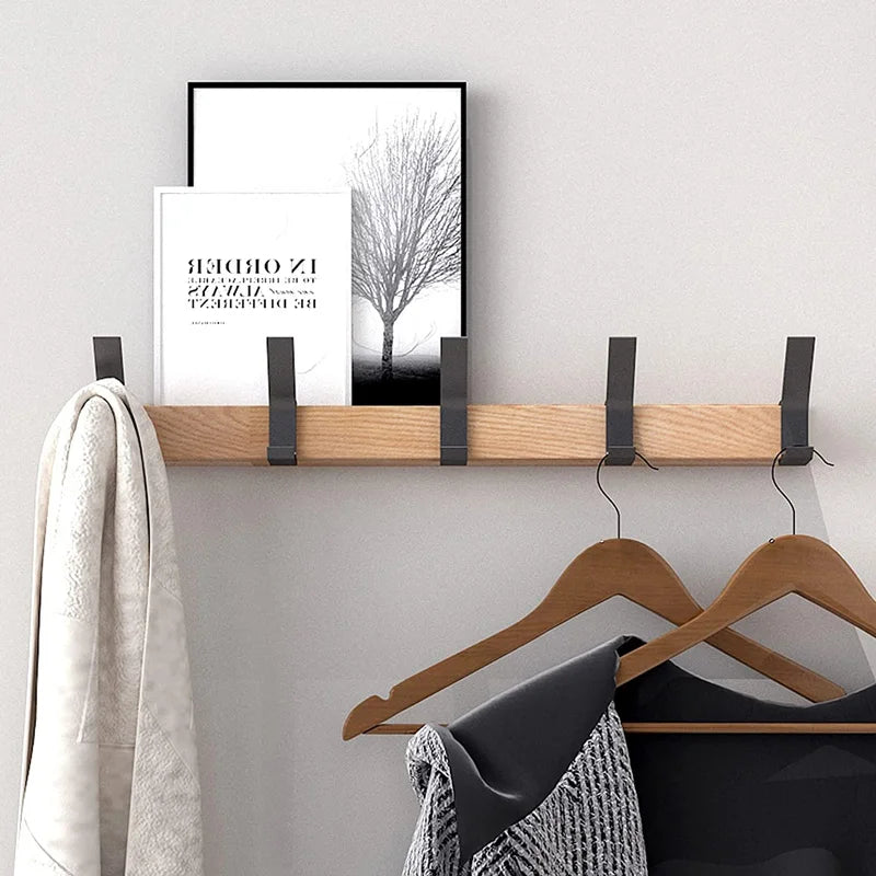 ScandiHook Rail – Wall-Mounted Coat Hooks – Scandinavian Storage Solution
