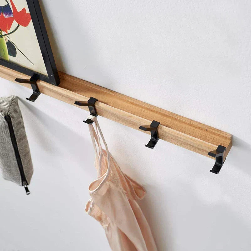 ScandiHook Rail – Wall-Mounted Coat Hooks – Scandinavian Storage Solution
