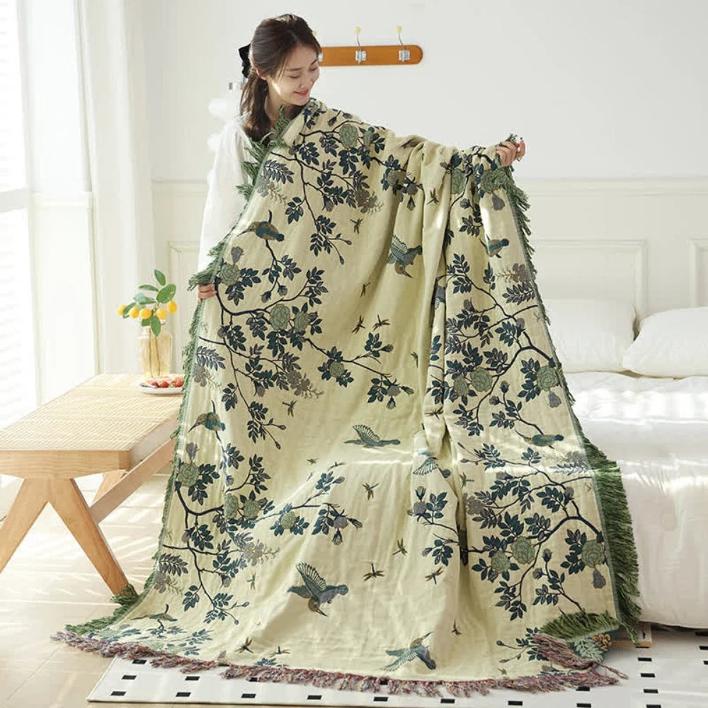 Orion Multi-Layer Blanket - 100% Cotton, Textured Jacquard 1