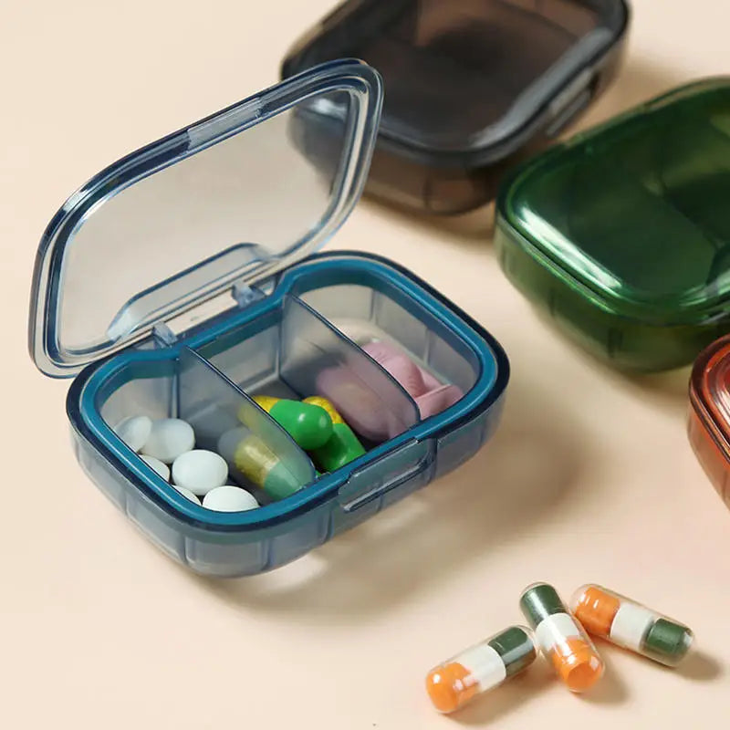 Paxen Pill Organizer - Compact Travel Case, Multiple Compartments 2