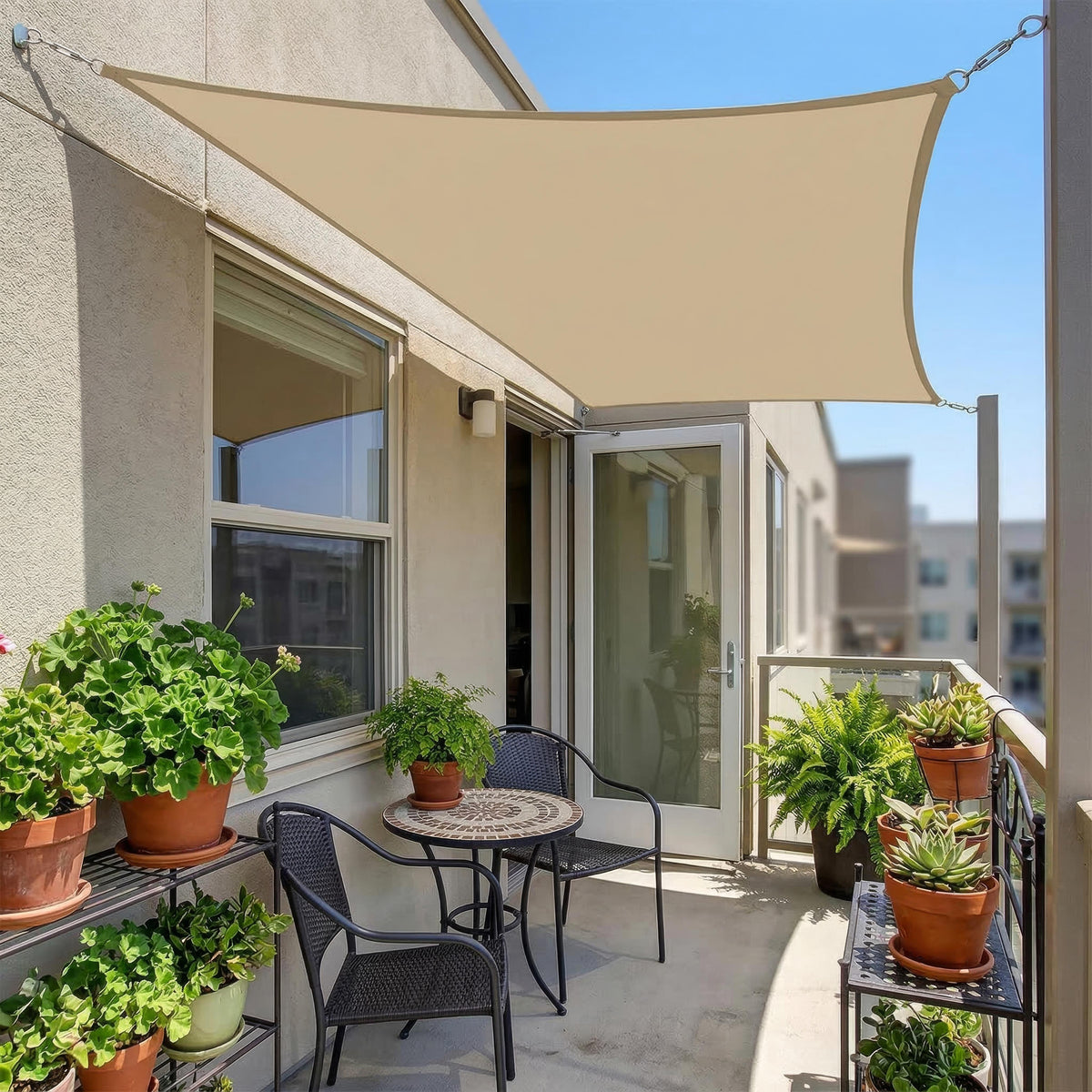 Raven Awning Canopy - Durable Polyester, Waterproof UV Protection for Patio and Deck 1