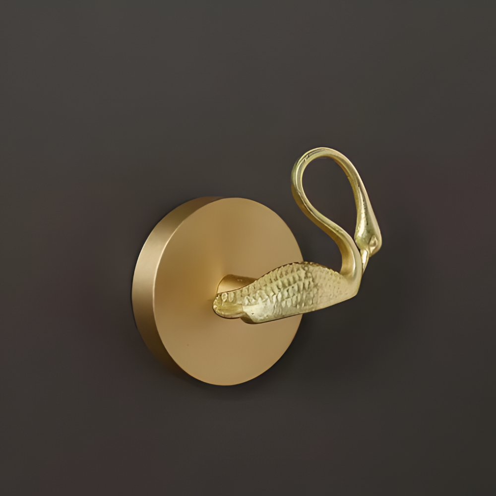 Raven Coat Hook - Decorative Copper, Animal Design Wall Hook 19