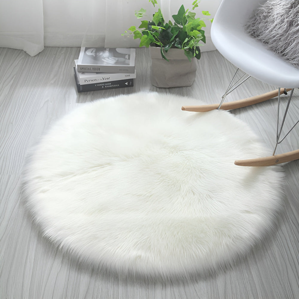 Raven Plush Area Rug - High-Density Velvet, Non-Slip 0