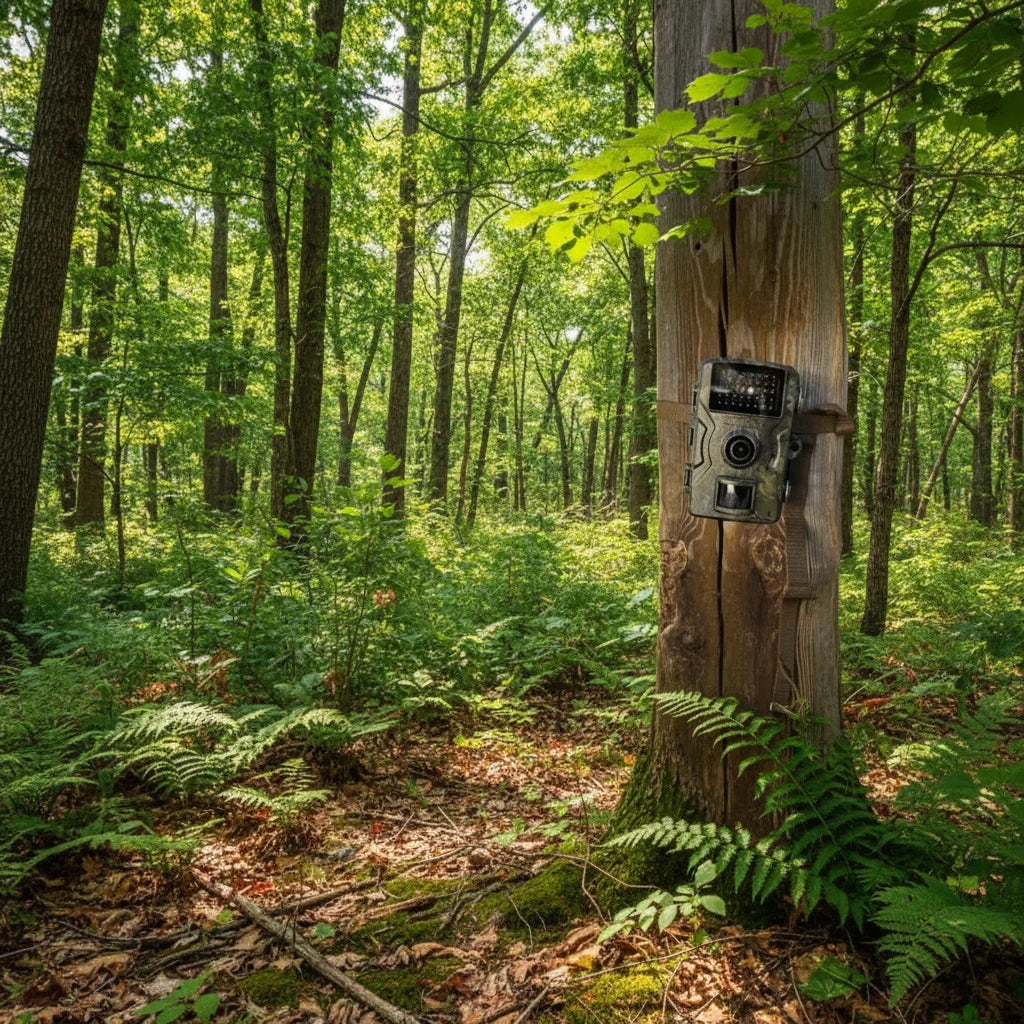 Rugged Trail Camera - 12 MP, 1080P HD Video, Infrared Night Vision, Weatherproof IP66 for Wildlife Monitoring 2