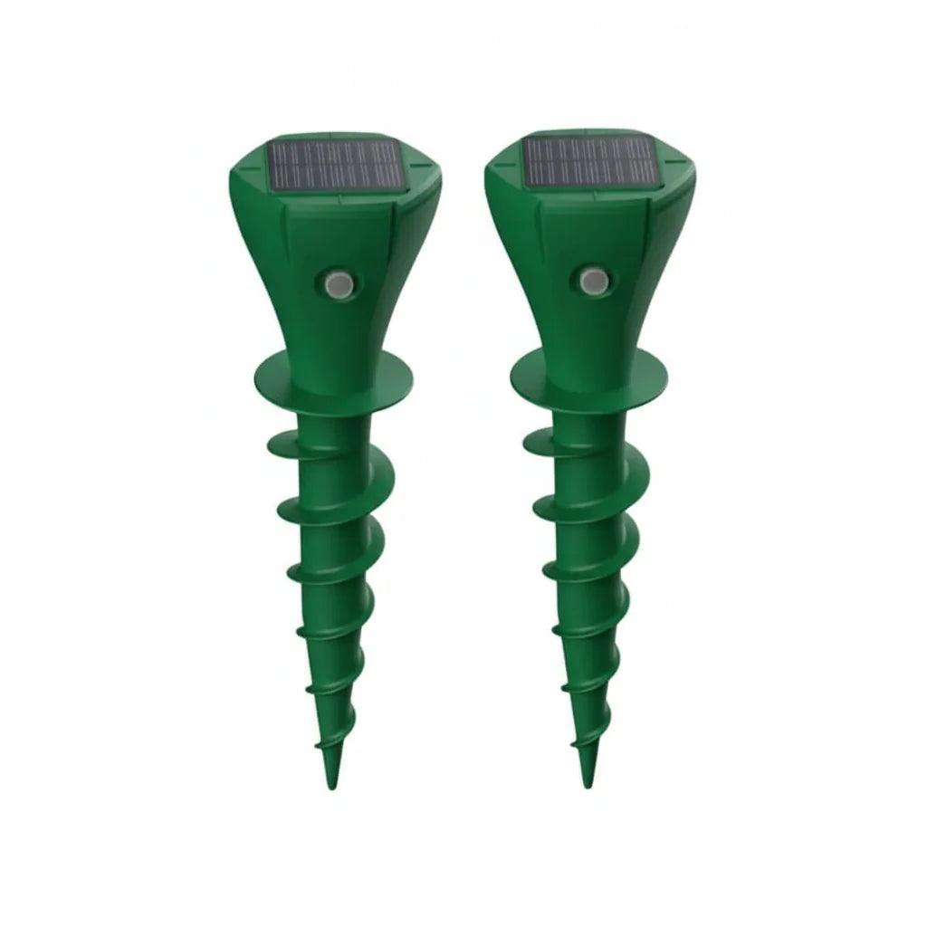 GroundGuard Repeller - Solar Mole Repellent - Garden Style - Silent Protection