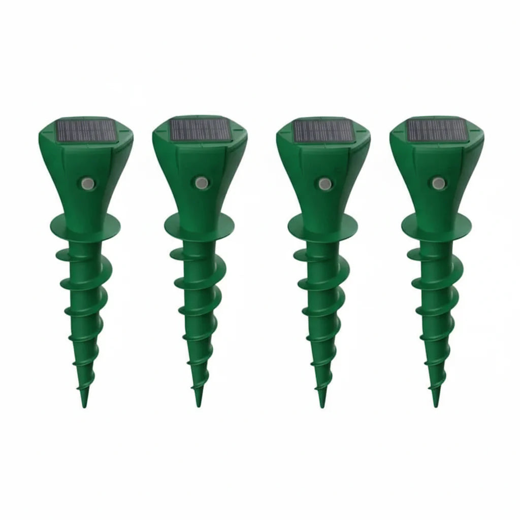 GroundGuard Repeller - Solar Mole Repellent - Garden Style - Silent Protection