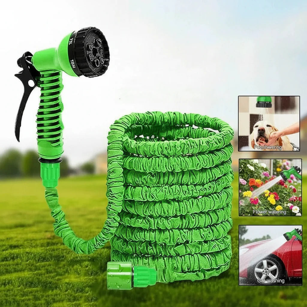 FlexFlow Hose - Expandable Garden Hose - Compact Style - Kink Free