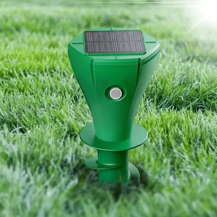 GroundGuard Repeller - Solar Mole Repellent - Garden Style - Silent Protection