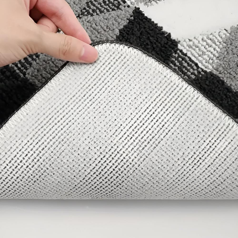 Sable Area Rug - Washable Microfiber, Non-Slip Geometric Design 6