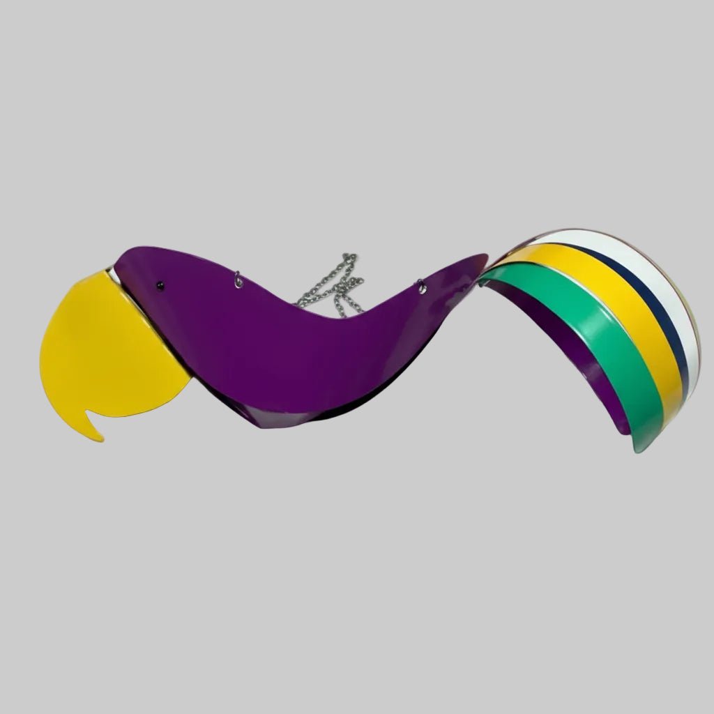 FeatherBloom – Colorful Hanging Planter – Decorative Garden Accent