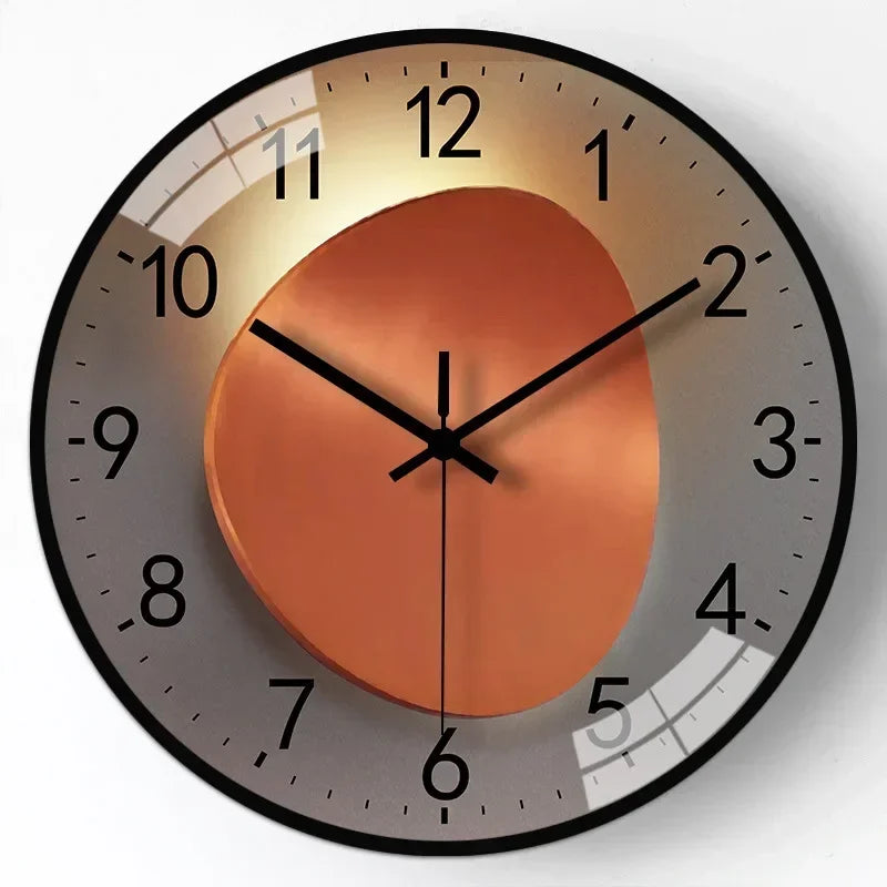 QuietAura Clock - Wall Clock - Classic Style - Silent Timekeeping