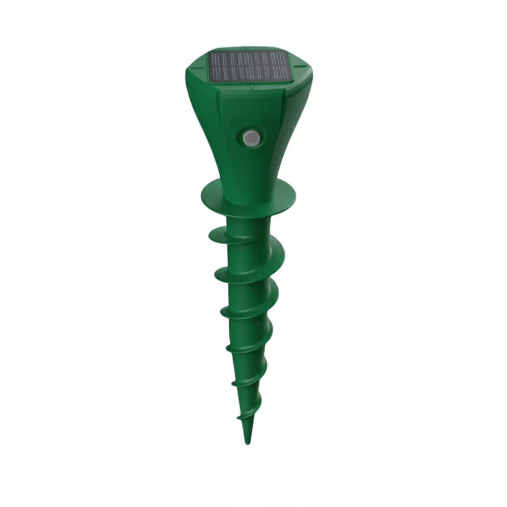 GroundGuard Repeller - Solar Mole Repellent - Garden Style - Silent Protection