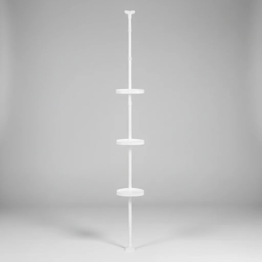 Sierra Corner Shower Caddy - Adjustable Tension Pole, Multi-Tier Storage 4