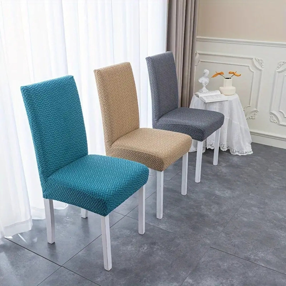 Sierra Dining Chair Cover - High Elasticity Jacquard Velvet, Machine Washable 1