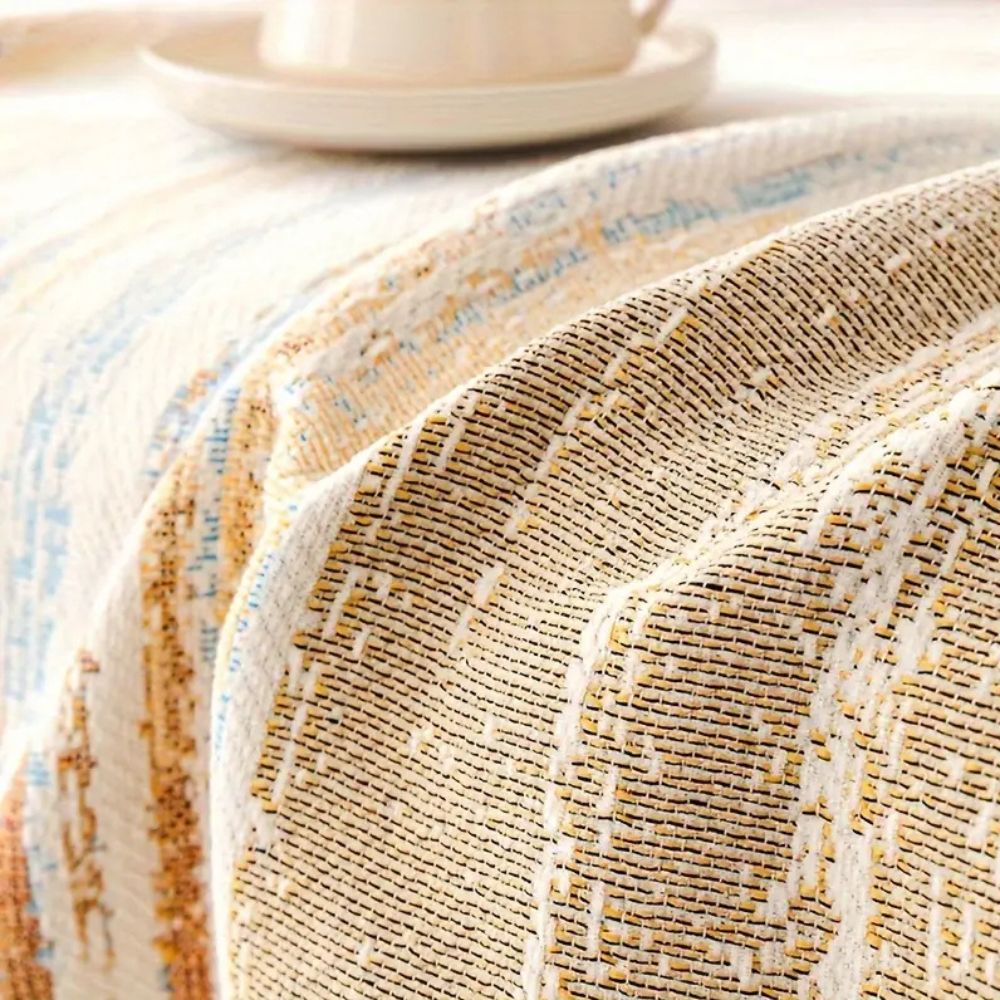 Sierra Sofa Cover - Premium Chenille, Striped Design 8