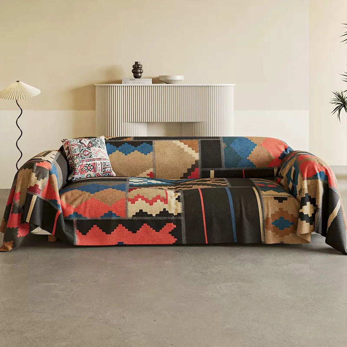 Sierra Sofa Cover - Southwestern Design, Durable Slipcover for Couches 2