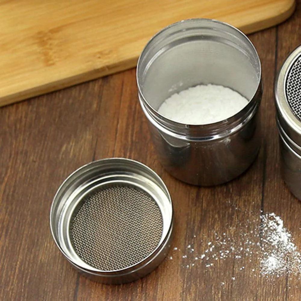 Silvara Powder Sugar Shaker - Stainless Steel, Fine Mesh Design 3